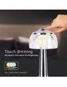 V-TAC LED Настолна Лампа 1800mAH Батерия 13.5x26.5 Хром 3000-6500 - 7939 - 3