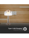 V-TAC LED Настолна Лампа 1800mAH Батерия 13.5x26.5 Злато 3000-6500 - 7938 - 4