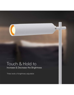V-TAC 3W LED Магнитна Настолна Лампа 4000 Бяло Тяло - 23041 - Цена | LEDs4economy 2