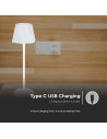 V-TAC 1.5W LED Настолна Лампа Бяла 3in1 - 10324 - 7