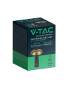 V-TAC 3W LED Настолна Лампа 1800mAh Златно с Черно 3000К - 7946 - 7