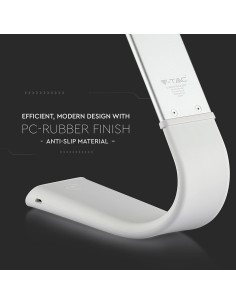V-TAC 6.5W LED Настолна Лампа 3in1 Бяла - 8520 - Цена | LEDs4economy 2