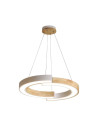 V-TAC LED Осветител 32W Висящ (43x100) 3000К Бяло Тяло С Дърво - 10090