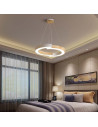 V-TAC LED Осветител 32W Висящ (43x100) 3000К Бяло Тяло С Дърво - 10090 - 2
