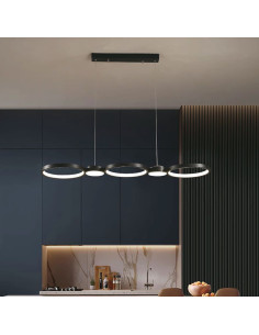 V-TAC LED Осветител 38W Висящ (95x100CM) Черен 4000 - 10043 - Цена | LEDs4economy 2
