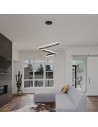 V-TAC 32W LED Висяща Декоративна Лампа 600x400x200 Черно Тяло 3000 - 8017 - 3