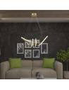 V-TAC 24W LED Висяща Декоративна Лампа 720x300 Златно Тяло 3000 - 8011 - 3