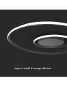 V-TAC LED Осветител 48W За Таван 600x50 Димиращ Бял 3000К - 14990 - 4