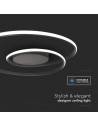 V-TAC LED Осветител 48W За Таван 600x50 Димиращ Бял 3000К - 14990 - 6