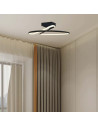 V-TAC LED Осветител 20W Кръг 4000 Черен Кръг - 6926 - 3