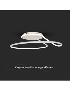 V-TAC LED Осветител 54W Димиращ Бял 4000 Кръг - 6924 - Цена | LEDs4economy 2