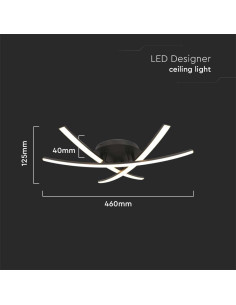 V-TAC LED Осветител 20W 3L 3000 - 7005 - Цена | LEDs4economy 2