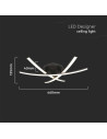 V-TAC LED Осветител 20W 3L 3000 - 7005 - 2