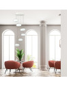 V-TAC 72W LED Висящ Пендел Димиращ Бял 3000 - 40011 - 7
