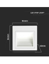 V-TAC 3W LED Осветление За Стъпала Бяло Тяло 4000К IP20 - 121284 - 5