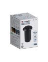 V-TAC 1W LED Осветител за Стъпала Черен Двупосочен 3000К - 2
