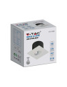 V-TAC 3W LED Луна за Стена Квадрат 3000К - 7