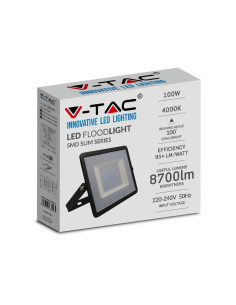 V-TAC 100W LED Прожектор Е-Series G2 Черно Тяло 4000K - 215965 - Цена | LEDs4economy 2