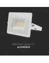 V-TAC 30W LED Прожектор Е-Series G2 Бяло Тяло 6500K - 215957 - 8