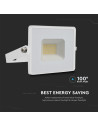 V-TAC 20W LED Прожектор Е-Series G2 Бяло Тяло 6500K - 215951 - 8