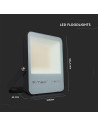 V-TAC 30W LED Прожектор G8 Черно Тяло 6400K 185 lm/W - 20450 - 9
