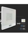 V-TAC 50W LED Прожектор PIR Сензор SAMSUNG Чип Бяло Тяло 4000K 1М Кабел - 20302 - 9