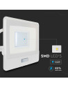 V-TAC 30W LED Прожектор PIR Сензор SAMSUNG Чип Бяло Тяло 4000K 1М Кабел - 20299 - 8