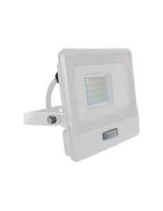 V-TAC 20W LED Прожектор PIR Сензор SAMSUNG Чип Бяло Тяло 4000K 1М Кабел - 20296 - Цена | LEDs4economy