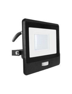 V-TAC 30W LED Прожектор PIR Сензор SAMSUNG Чип Черно Тяло 6400K 1М Кабел - 20288 - Цена | LEDs4economy