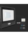 V-TAC 30W LED Прожектор PIR Сензор SAMSUNG Чип Черно Тяло 6400K 1М Кабел - 20288 - 12