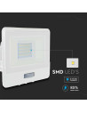 V-TAC 20W LED Прожектор PIR Сензор SAMSUNG Чип Бяло Тяло 6500K - 20273 - 2
