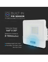 V-TAC 20W LED Прожектор PIR Сензор SAMSUNG Чип Бяло Тяло 6500K - 20273 - 5