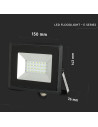 V-TAC 20W LED Прожектор E-Series Черно Тяло Зелен IP65 - 5991 - 4