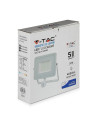 V-TAC 50W LED Прожектор Сензор SAMSUNG Чип Бяло Тяло 3000K - 466 - 3