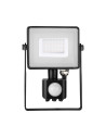 V-TAC 30W LED Прожектор Сензор SAMSUNG Чип Черно Тяло 3000K - 460 - 2