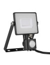 V-TAC 30W LED Прожектор Сензор SAMSUNG Чип Черно Тяло 3000K - 460 - 4
