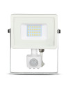 V-TAC 20W LED Прожектор Сензор SAMSUNG Чип Бяло Тяло 3000K - 448 - 5