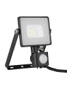 V-TAC 10W 10W LED Прожектор Със Сензор SAMSUNG ЧИП Черно Тяло 4000К - 437