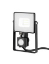 V-TAC 10W 10W LED Прожектор Със Сензор SAMSUNG ЧИП Черно Тяло 4000К - 437 - 9