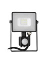 V-TAC 10W 10W LED Прожектор Със Сензор SAMSUNG ЧИП Черно Тяло 4000К - 437 - 12