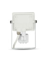V-TAC 10W LED Прожектор Сензор SAMSUNG Чип Бяло Тяло 3000K - 433 - 2