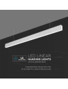 V-TAC LED Линейно Осветление SAMSUNG Чип 40W Висящо Сребърно Тяло 4000К 1200x35x67mm - 21375 - 4