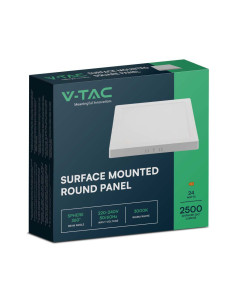 V-TAC 24W LED Панел Външен Монтаж Квадрат 3000К - 10514 - Цена | LEDs4economy 2