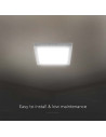 V-TAC 24W LED Панел Външен Монтаж Квадрат 3000К - 10514 - 3
