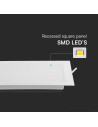 V-TAC 6W LED Backlit Панел Квадрат 3000К - 10480 - 6