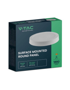 V-TAC 18W LED Панел Външен Монтаж Кръг 4000К - 7877 - Цена | LEDs4economy 2
