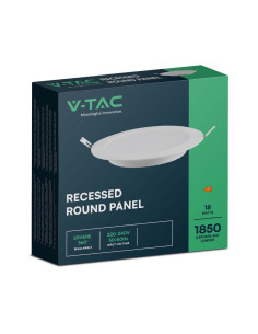 V-TAC 18W LED Backlit Панел Кръг 3000К - 7864 - Цена | LEDs4economy 2
