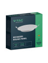 V-TAC 12W LED Backlit Панел Кръг 6500К - 7863 - 4