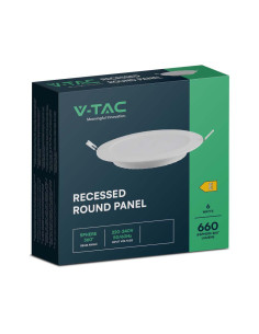 V-TAC 6W LED Backlit Панел Кръг 6400К - 7860 - Цена | LEDs4economy 2