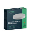 V-TAC 12W LED Панел Външен Монтаж Кръг 6400К - 7875 - 2